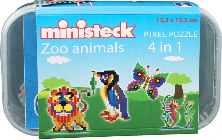 dierentuin-box 4-in-1 500-delig