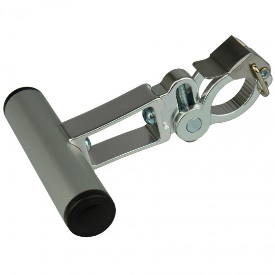 stuur/zadelpenhouder 22-29 mm 130 mm aluminium zilver