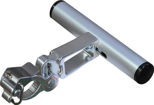 stuur/zadelpenhouder 22-29 mm 130 mm aluminium zilver