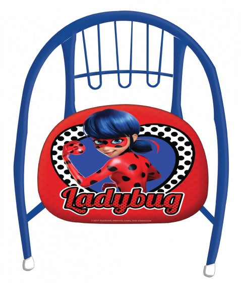 metalen stoel Miraculous Ladybug 36 x 35 x 36 cm rood