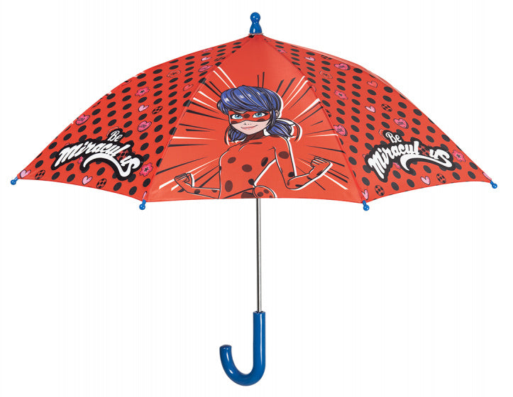 paraplu Ladybug 76 cm meisjes rood/zwart