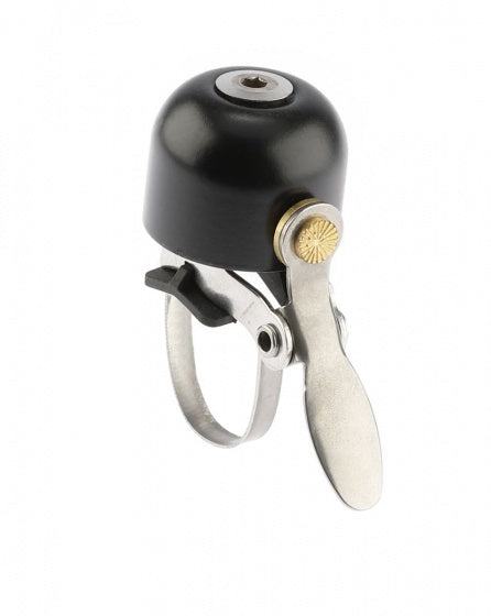 fietsbel Classic Sound Wave staal 27 mm zwart
