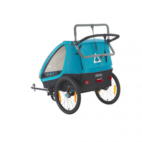 fietskar Tommy 20 Inch Unisex Blauw/Zwart