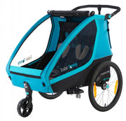 fietskar Tommy 20 Inch Unisex Blauw/Zwart