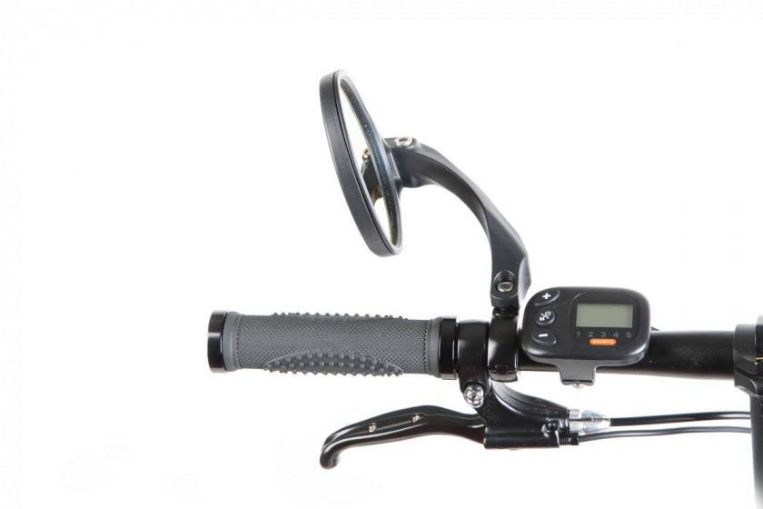 fietsspiegel Hi-Speed met klem links zwart