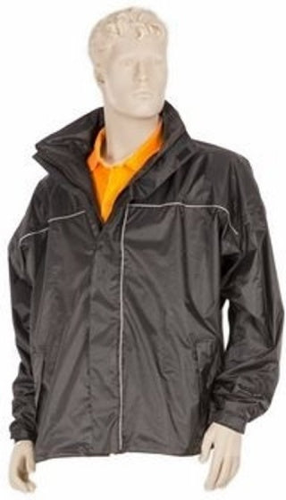 Rainfall Luxury Regenjas Zwart Maat M