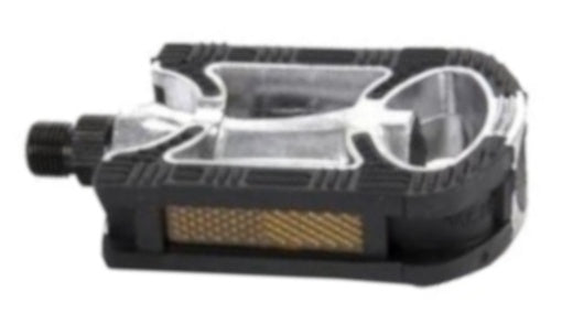 tour platformpedalen antislip zwart/zilver 9/16 inch