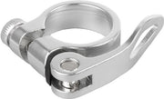 zadelpenklem met snelspanner 37 mm zilver