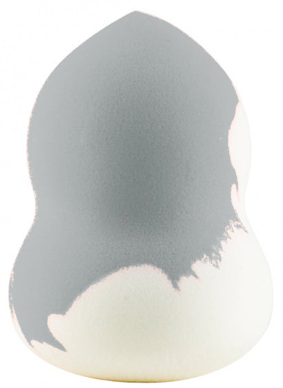 make-up spons 6 x 4 cm grijs/wit