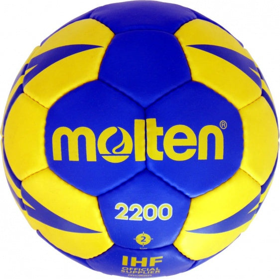 handbal 2200 blauw/geel maat 2