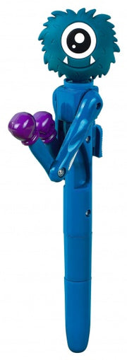 balpen bewegend monster 19 cm junior blauw