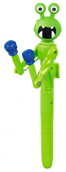 balpen bewegend monster 19 cm junior groen