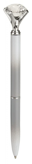 balpen diamant grijs 14 cm