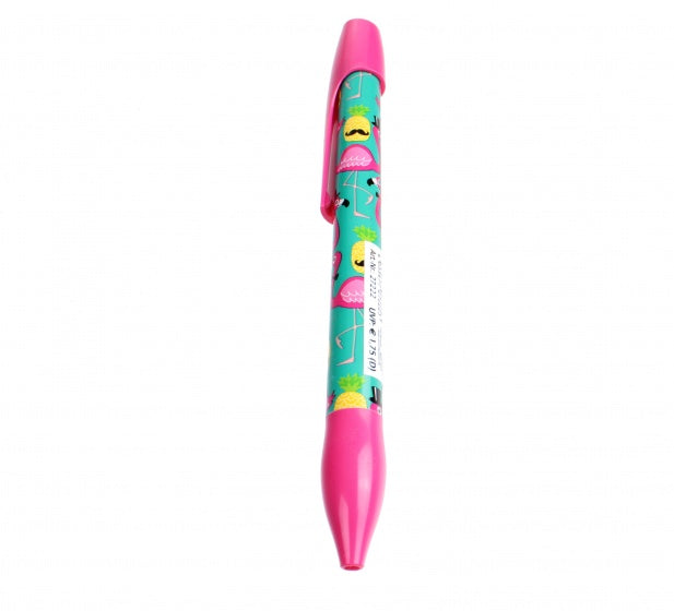balpen flamingo roze 14 cm
