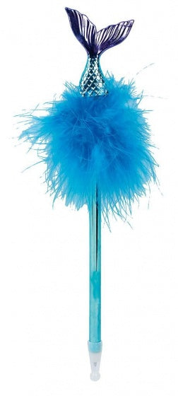 balpen kleine zeemeermin blauw