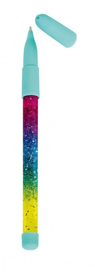 balpen regenboog glitter mintgroen 19