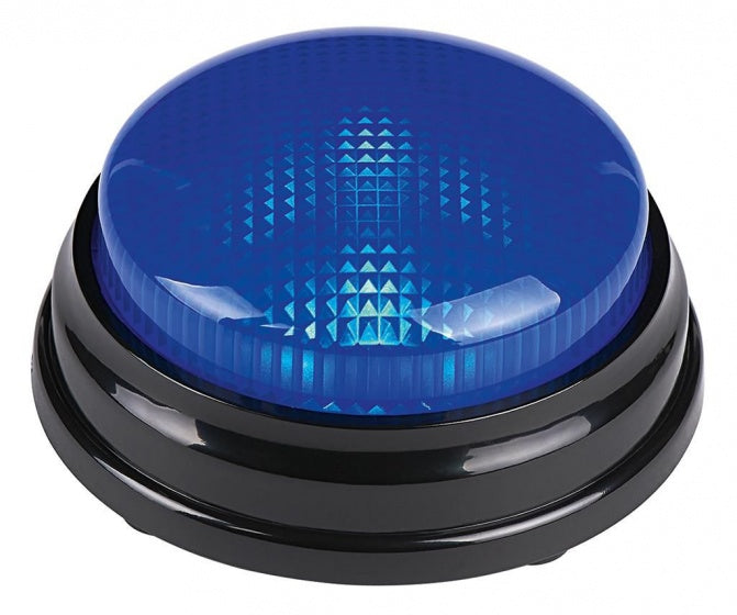 buzzer 9 cm blauw