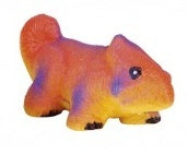 dinosaurus in ei XXL 10 cm oranje/paars
