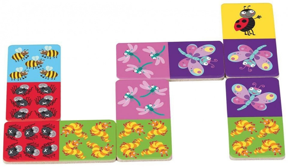 domino insecten 28 stukjes