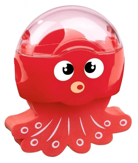 gum en puntenslijper inktvis rood 6 cm