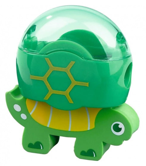 gum en puntenslijper schildpad groen 6 cm