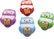 gummenset Uilen junior 6 cm 4-delig