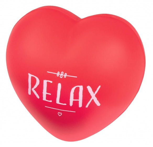 Happy Me stressbal hart rood