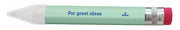 home office XXL potlood met gum 25 cm lichtgroen