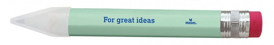 home office XXL potlood met gum 25 cm lichtgroen