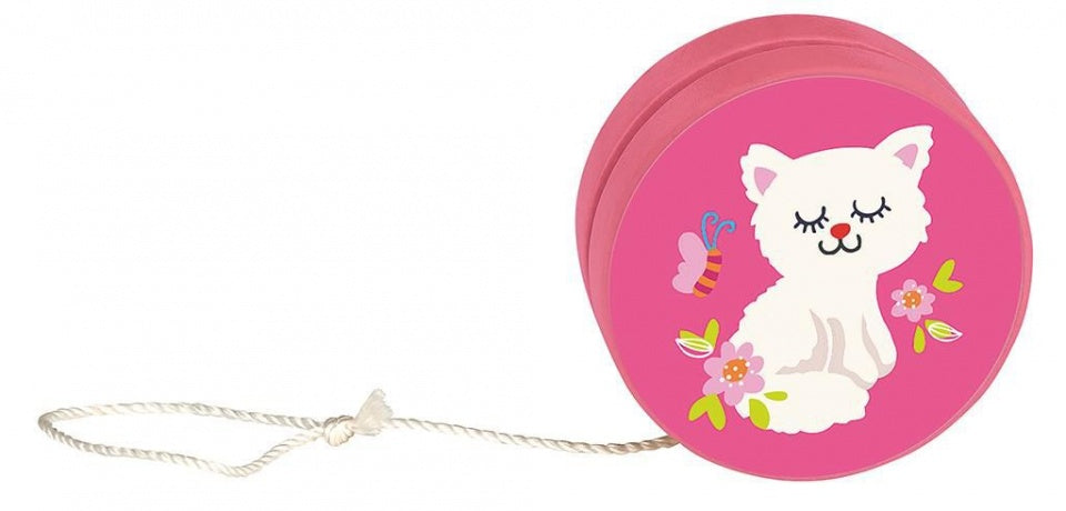 houten jojo roze 5 cm