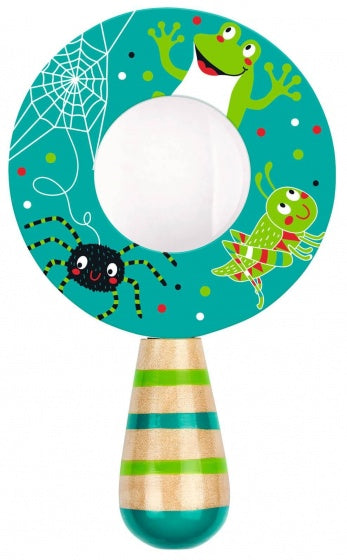 houten loep Kever blauw 7 x 11