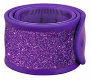 klaparmband Glitters liniaal junior 30 cm paars