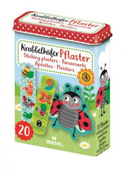 Krabbelkäfer pleisters in blik groen 20 stuks