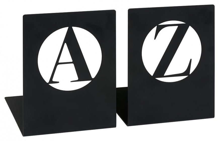 libri_x boekensteun A-Z modern zwart