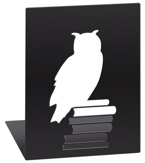 Libri_x boekensteunen uil staal zwart