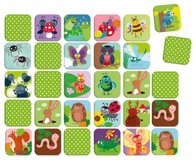 memoryspel Krabbelkäfer 48-delig