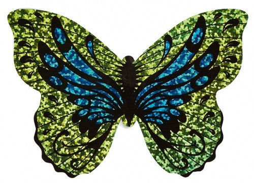 mini-vlieger met touw Vlinder 10 cm groen