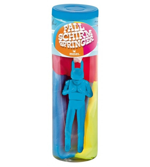 parachutist 10 cm blauw