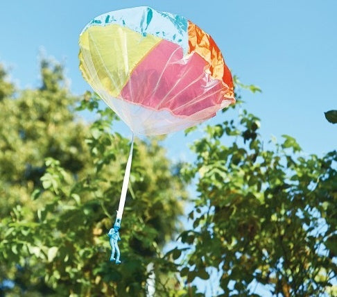 parachutist 10 cm blauw
