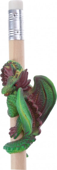 potlood met dinosaurus: Ornithocheirus 19 cm groen