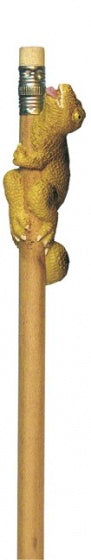 potlood met dinosaurus: Tenontosaurus 19 cm bruin/geel