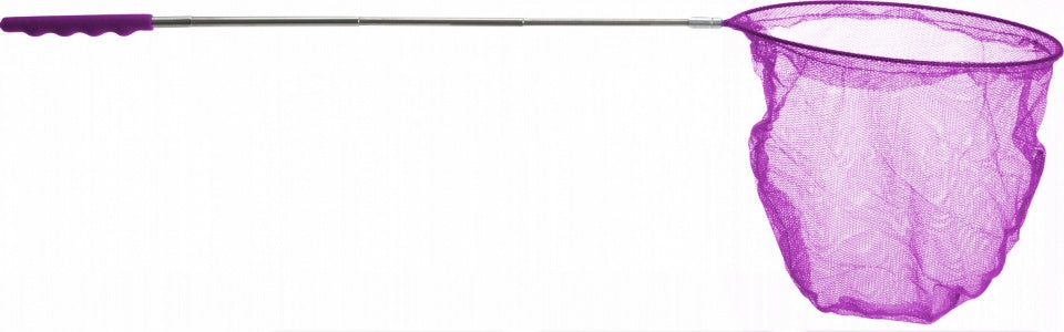 schepnet Krabbelkäfer telescopisch 86 cm paars
