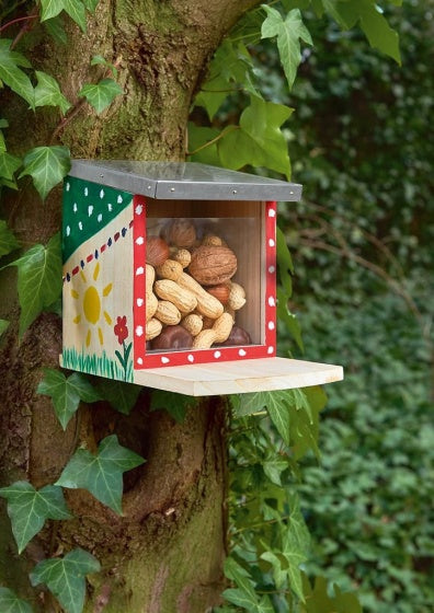 schilder je eigen eekhoornvoederhuisje hout 10-delig
