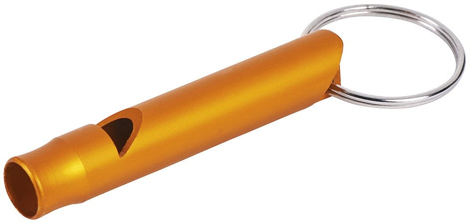 sleutelhanger met fluitje aluminium 5
