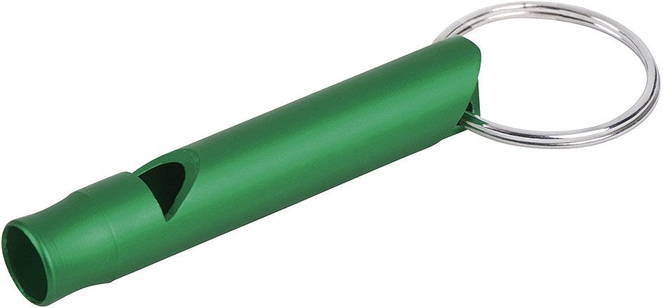 sleutelhanger met fluitje aluminium 5