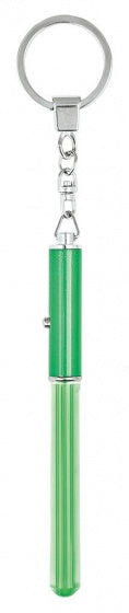 sleutelhanger met lichtzwaard 12 cm groen