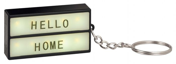 sleutelhanger mini lichtbox 5 cm