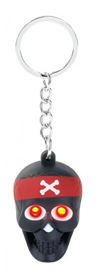 sleutelhanger piratenschedel met licht en geluid 3