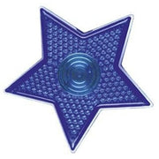 sterlamp met clip 5 cm blauw