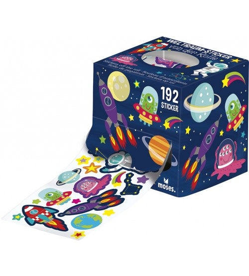 stickerrol sterren 192 stuks donkerblauw